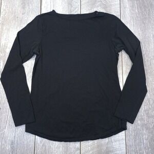 Cloudveil Merino Wool Blend Top Womens Medium Black Long Sleeve Base Layer